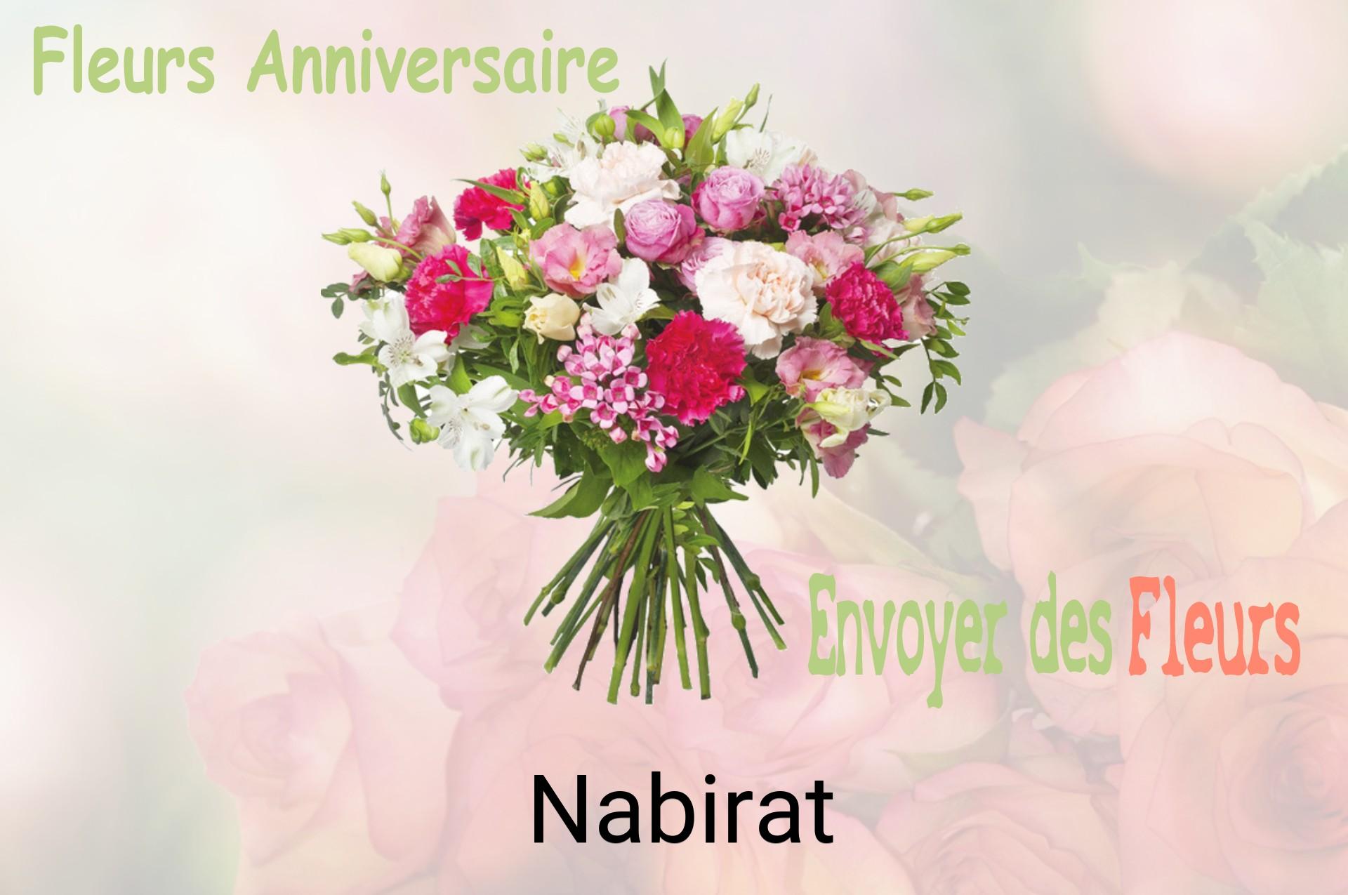Bouquet de fleurs d’anniversaire livré à Nabirat