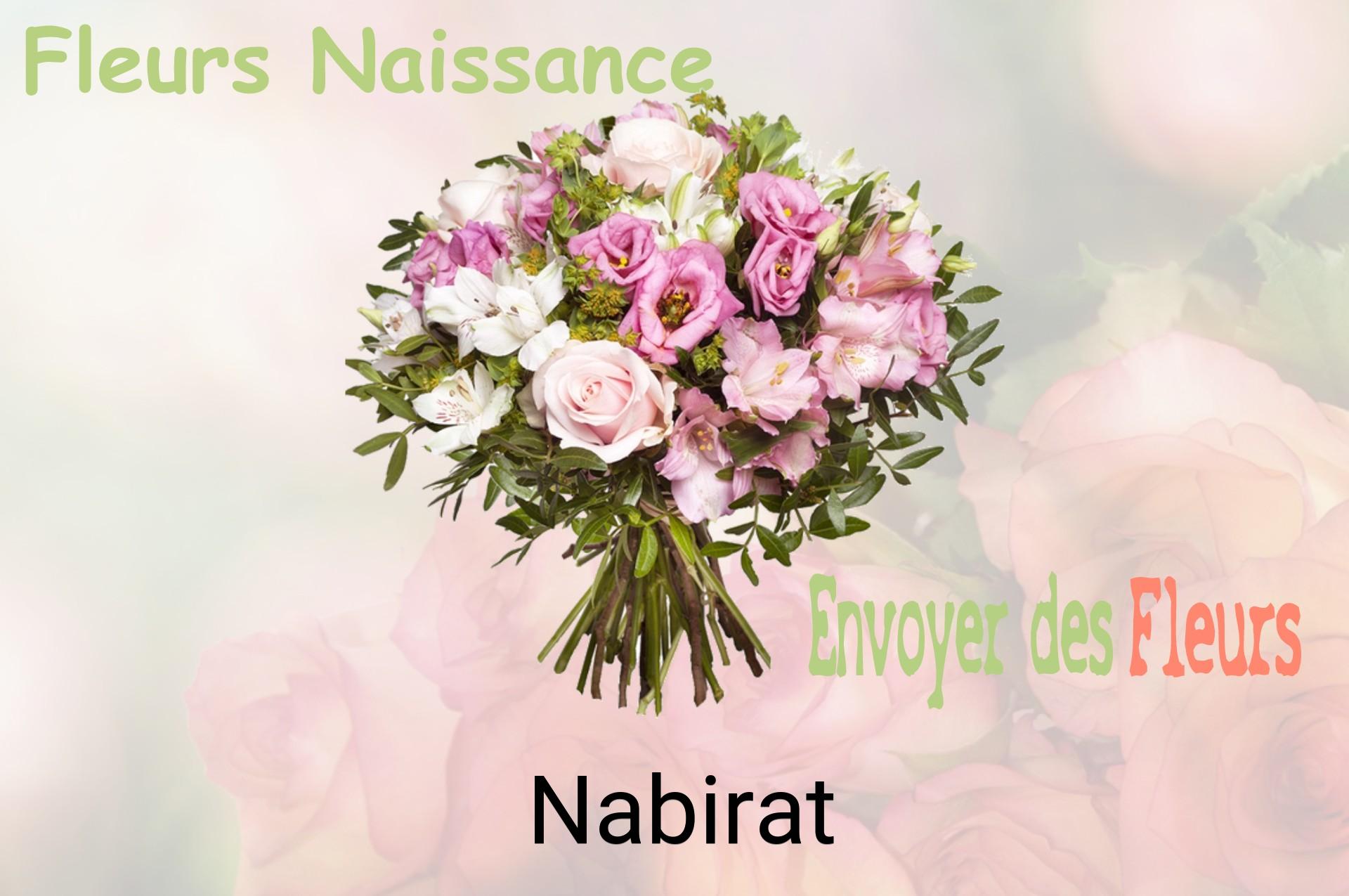 Bouquet de fleurs de naissance livré à Nabirat